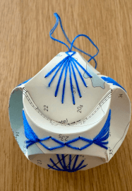 Embroidered Paper Bauble Workshop