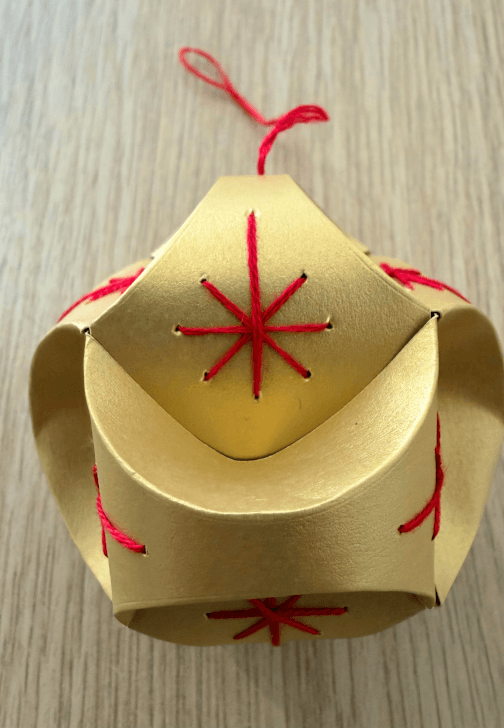 Embroidered Paper Bauble Workshop