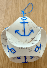 Embroidered Paper Bauble Workshop