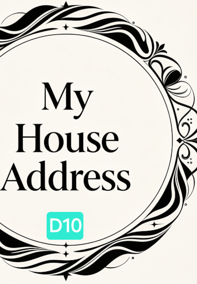 Engraved Slate House Name / Number