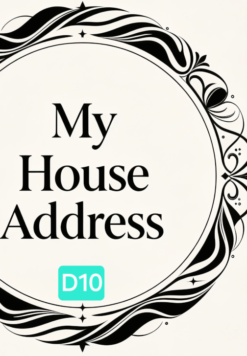 Engraved Slate House Name / Number