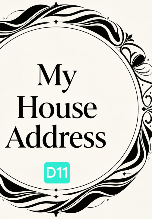 Engraved Slate House Name / Number