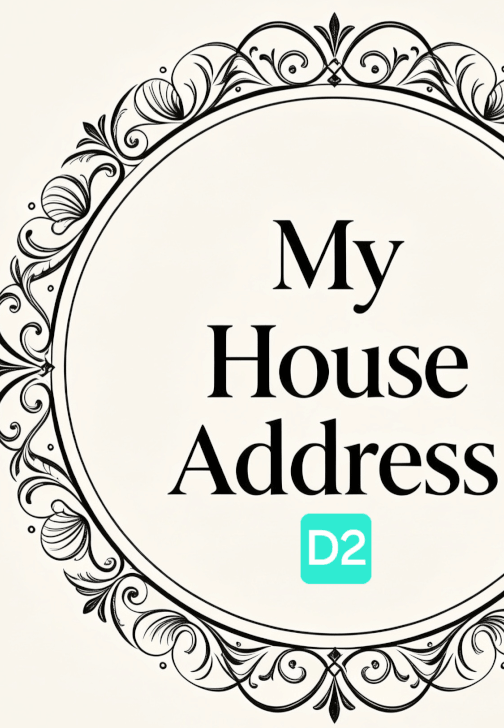 Engraved Slate House Name / Number