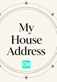 Engraved Slate House Name / Number