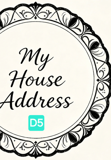 Engraved Slate House Name / Number