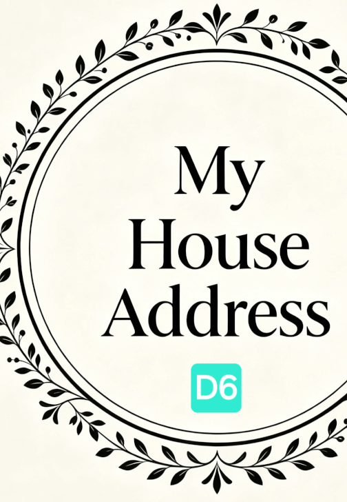 Engraved Slate House Name / Number