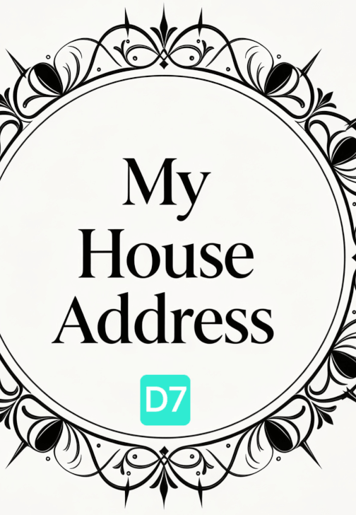 Engraved Slate House Name / Number