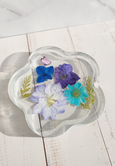 Epoxy Resin Flower Coaster / Tray Workshop