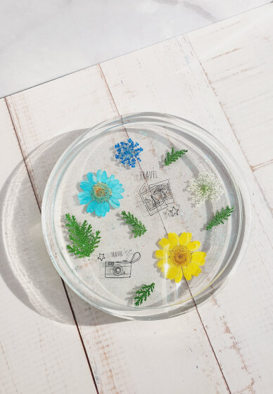 Epoxy Resin Flower Coaster / Tray Workshop