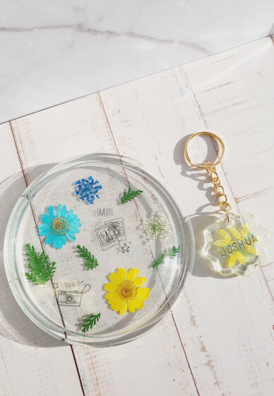 Epoxy Resin Flower Coaster / Tray Workshop