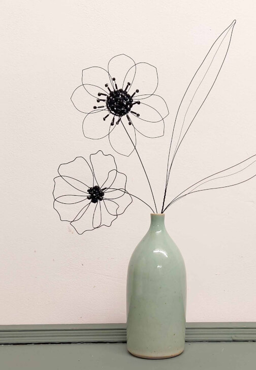 Evening Beaded Wire Flower Workshop
