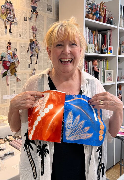 Experimental Textile Dyeing Workshop: Paint with Sublimation Inks