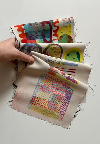 Experimental Textile Dyeing Workshop: Paint with Sublimation Inks