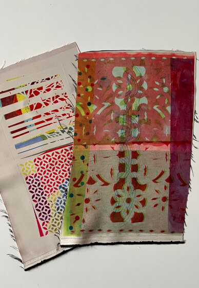 Experimental Textile Dyeing Workshop: Paint with Sublimation Inks