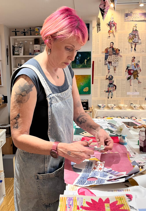 Experimental Textile Dyeing Workshop: Paint with Sublimation Inks