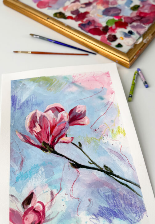 Expressive Floral Painting Workshop
