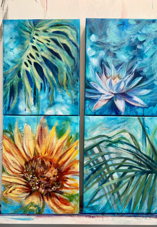 Expressive Floral Painting Workshop