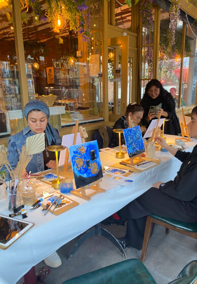 Expressive Rhythmical Painting Class