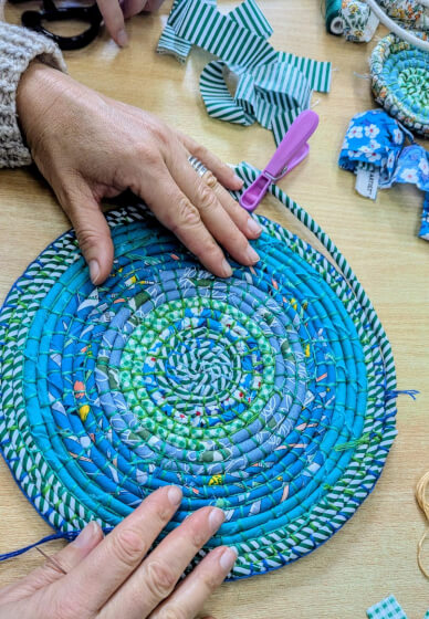 Fabric Scrap Bowl Workshop