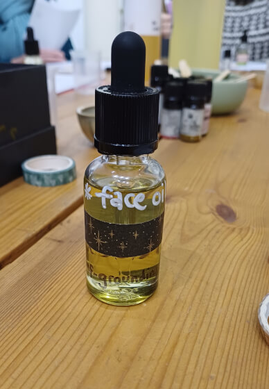 Facial Oil Making Workshop
