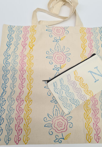 Family Block Printing Workshop: Design Tote Bags Together
