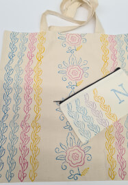 Family Block Printing Workshop: Design Tote Bags Together