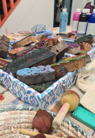 Family Block Printing Workshop: Design Tote Bags Together