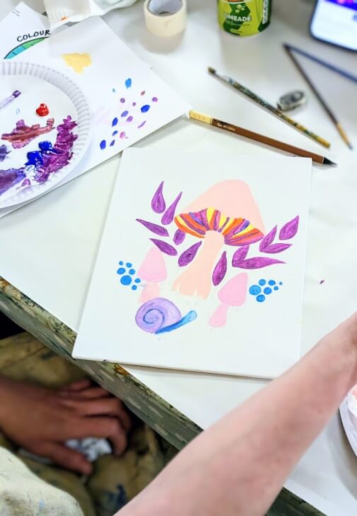 Family Canvas Painting Class for All Ages
