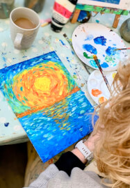 Family Canvas Painting Class for All Ages
