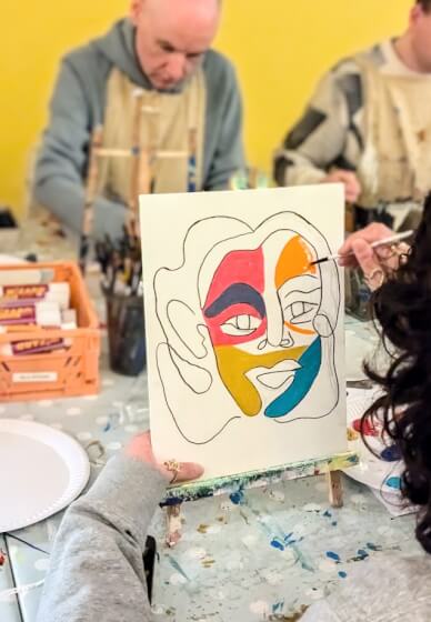 Family Canvas Painting Class for All Ages