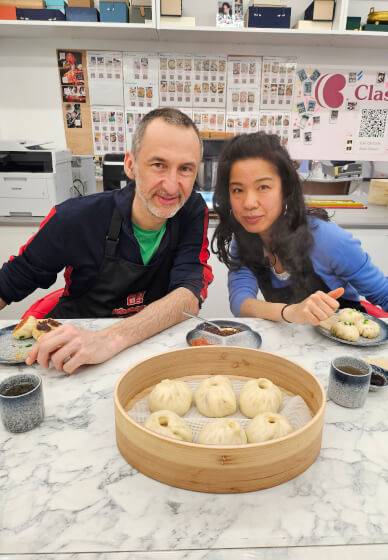 Family DimSum Class: Make Bao, Steamed and Pan-Fried Buns Together