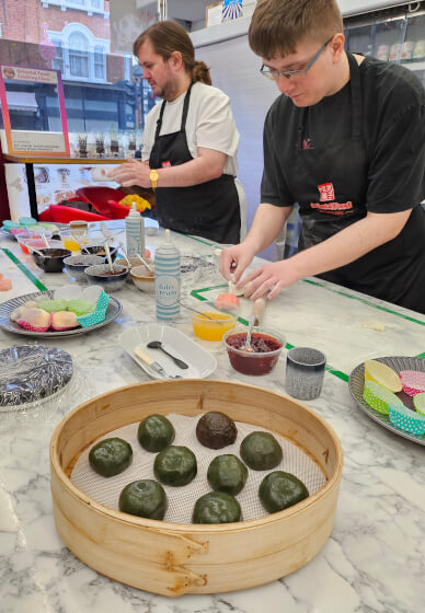Family Green Mochi Making Class: Qing Tuan