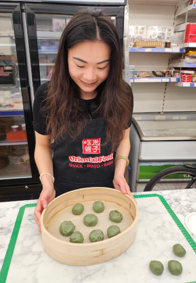 Family Green Mochi Making Class: Qing Tuan