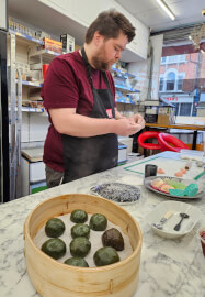 Family Green Mochi Making Class: Qing Tuan