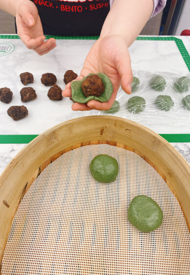 Family Green Mochi Making Class: Qing Tuan