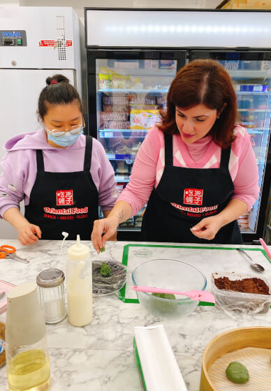 Family Green Mochi Making Class: Qing Tuan