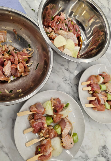 Family Japanese Cooking Class: Yakitori and Bento Box