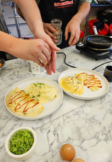 Family Omurice Cooking Class: Japanese Omelette Rice Workshop