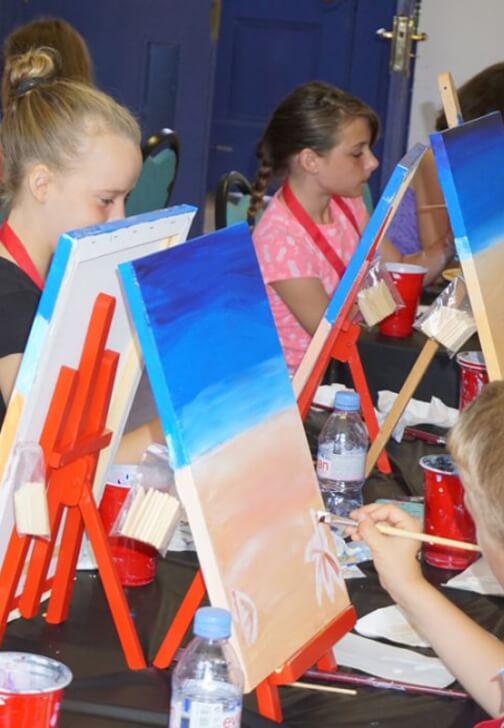 Family Painting Class - Brush Party with Rachael - Didcot