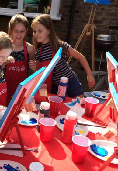 Family Painting Class - Brush Party with Rachael - Didcot