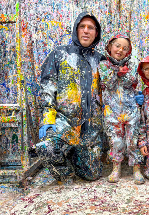 Family Splatter Painting Experience