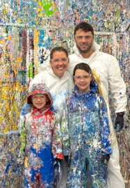 Family Splatter Painting Experience
