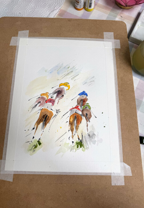 Father's Day Watercolour and Indian Bites Experience