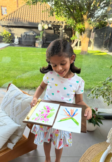 Father's Day Watercolour and Indian Bites Experience