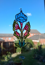 Faux Stained Glass Flowers Workshop