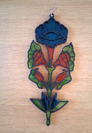 Faux Stained Glass Flowers Workshop