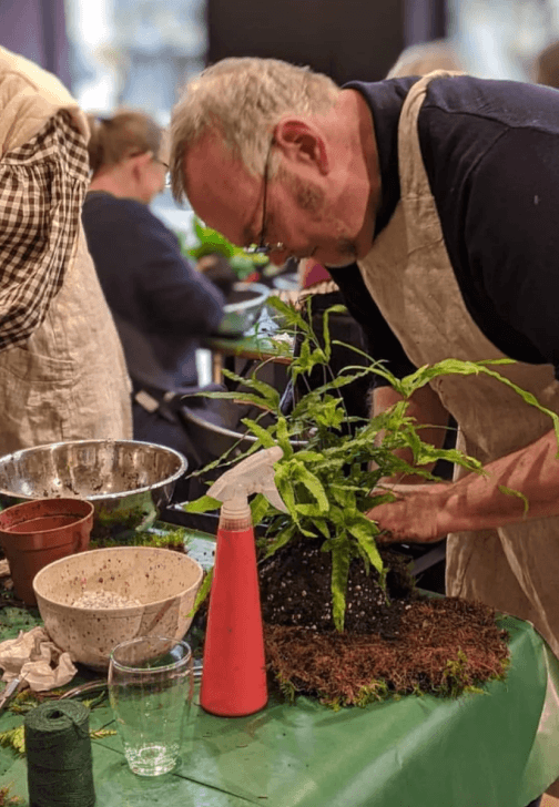 Fern Kokedama Workshop