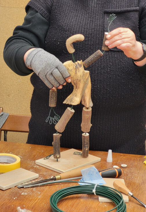 Figure Sculpture in Wire and Natural Materials: Day Workshop