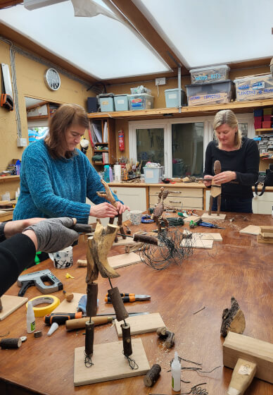 Figure Sculpture in Wire and Natural Materials: Day Workshop