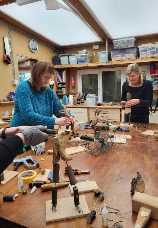 Figure Sculpture in Wire and Natural Materials: Day Workshop